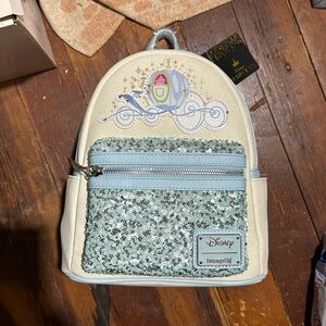 Loungefly Disney Cinderella Mini Backpack.